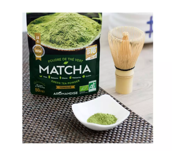 Thé vert Matcha Bio 50g - Aromandise – Image 2