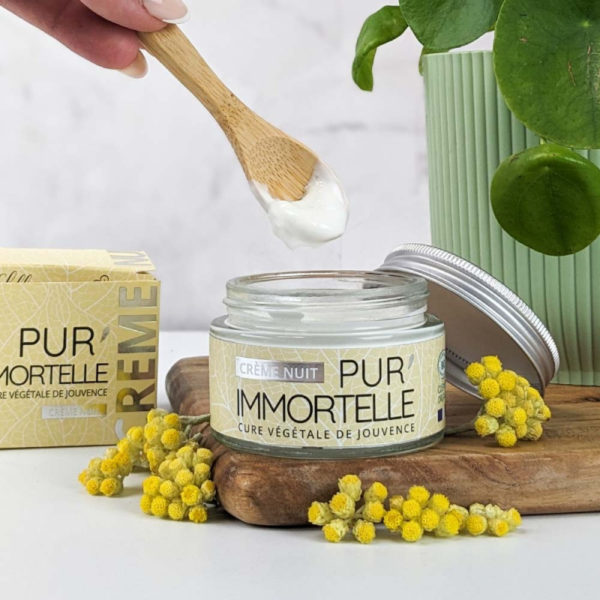 Crème de nuit Pur'immortelle Bio - Propos nature – Image 2