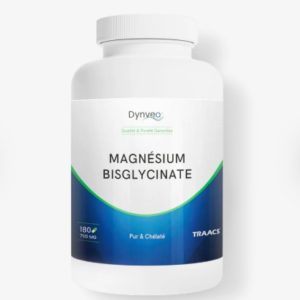 Magnésium bisglycinate chélaté (non tamponé) 180 gelules - Dynvéo