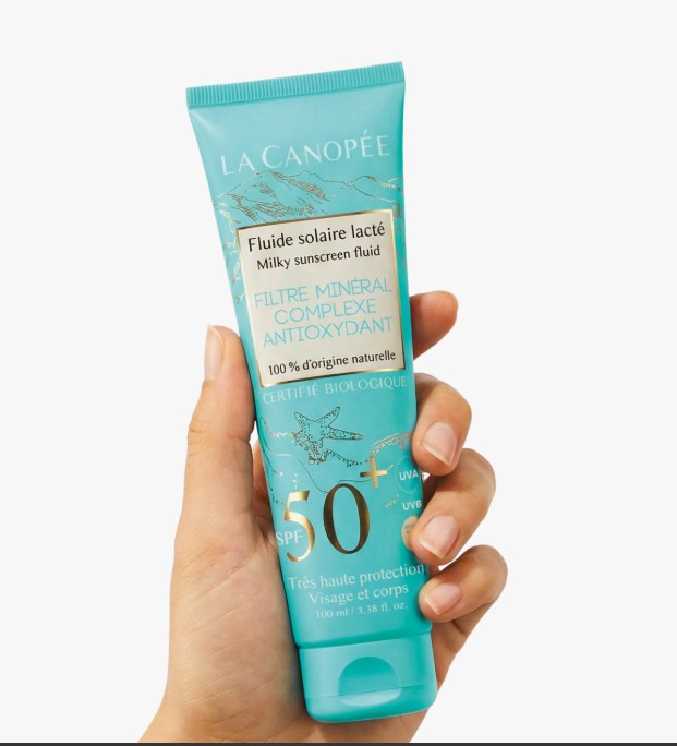 Crème fluide solaire lacté SPF50+ 100ml - La Canopée