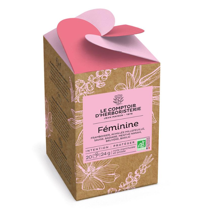 Tisane infusette Féminine - Les comptoirs d'herboristerie