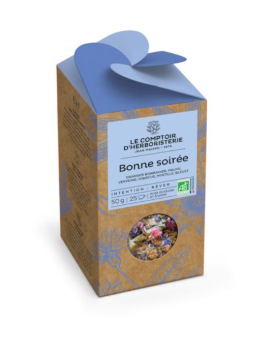 Tisane vrac Bonne soirée - Les comptoirs d'herboristerie
