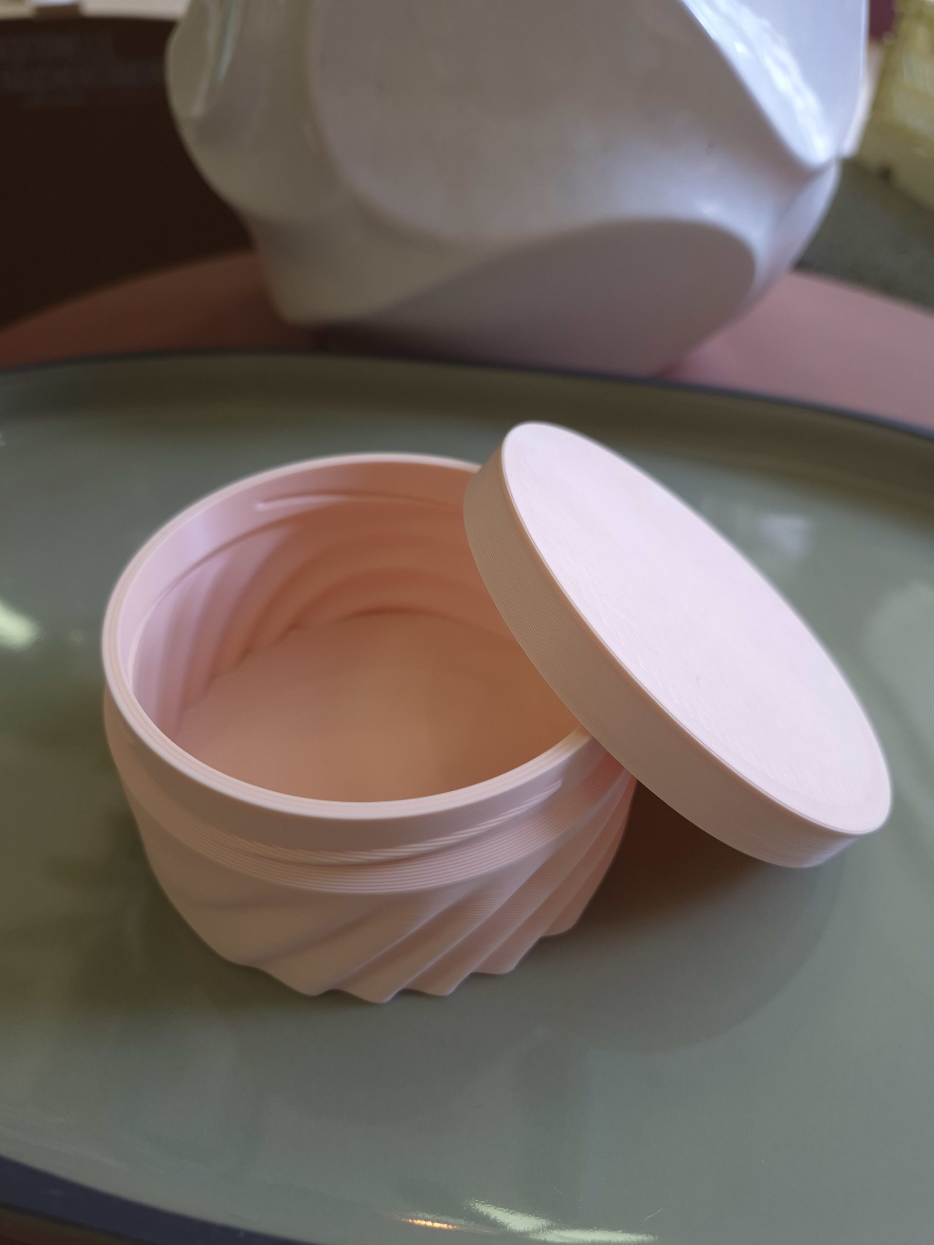 Boîte à savon ronde rose – Image 3